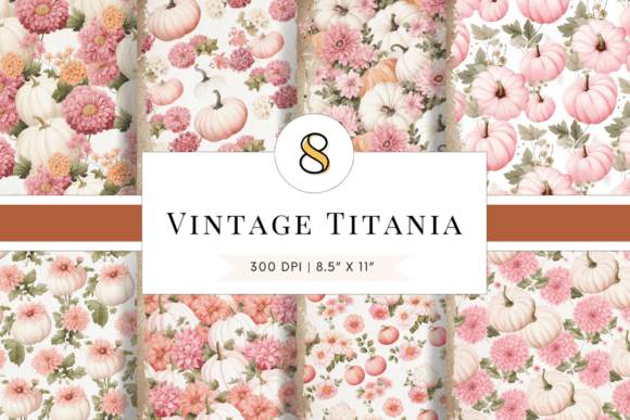 Download Shabby Chic Fall Colors, Digital Papers - Fall Collection