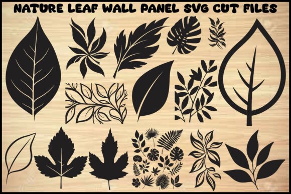 Download Nature Leaf Wall Panel SVG Bundle - Wall panel Collection