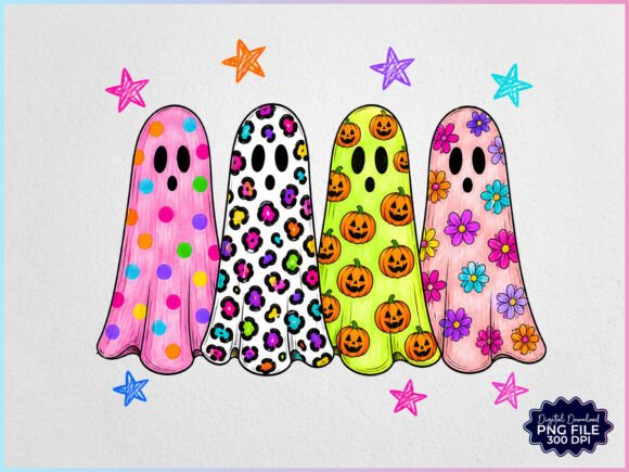Download Preppy Ghost Halloween PNG - Halloween Collection