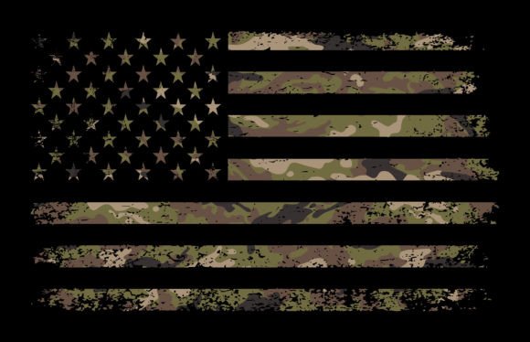 Download USA Flag with Camouflage - Camouflage Collection
