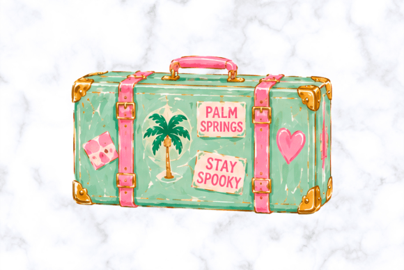 Download Palm Springs Spooky Suitcase - Spring Collection