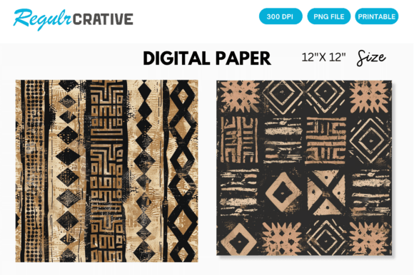 Download Digital Paper Pack African Mud Cloth - African mud cloth Collection
