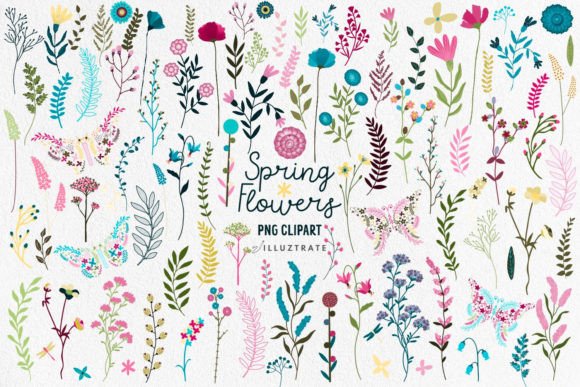 Download Spring Flowers PNG Clipart | Wild Flower - Spring Collection