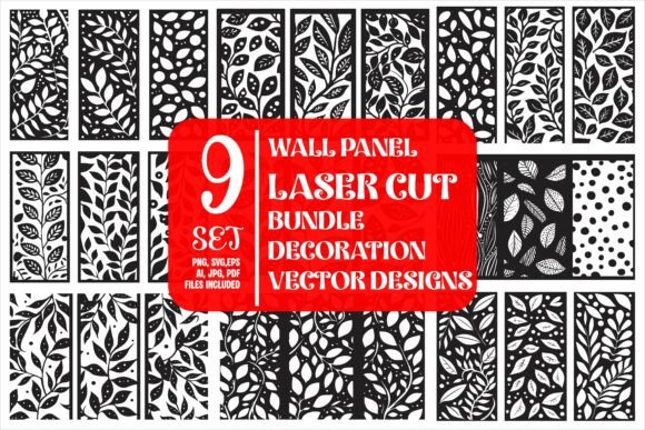 Download Wall Panel Laser Cut Design Vector - Wall panel Collection