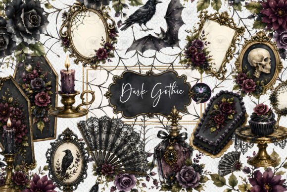 Download Dark Gothic Halloween Clipart - Halloween Collection