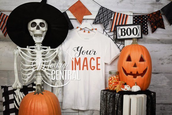 Download Halloween Bella Canvas Mockup Shirt - Halloween Collection