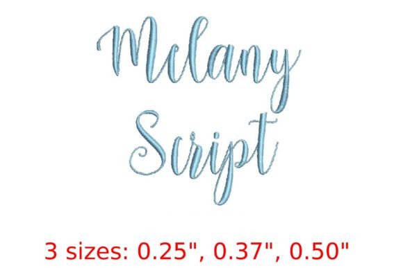Download Melany Script Embroidery Font - Premium Resources