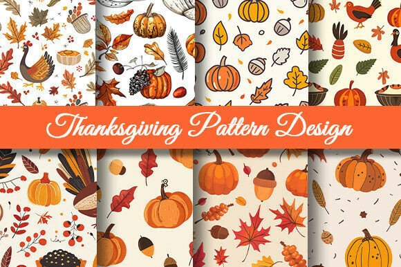 Download Autumn Fall Pattern Digital Paper - Fall Collection