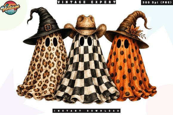 Download Spooky Ghost Friends Halloween PNG - Halloween Collection