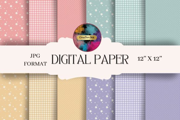 Download 12 Spring Pastel Patterns - Spring Collection