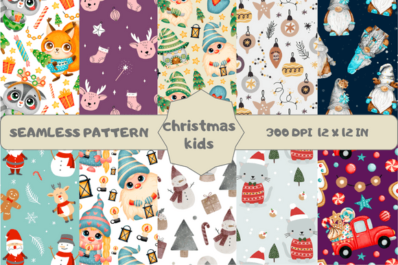 Download Cute Christmas Patterns for Kids - Christmas patterns Collection