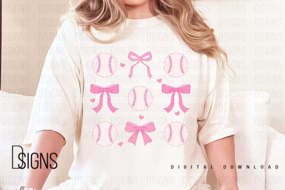 Download Baseball Coquette Pink Bow Sublimation - Baseball coquette Collection
