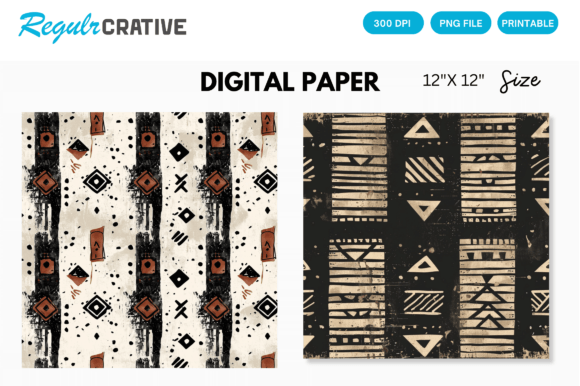 Download Digital Paper Pack African Mud Cloth - African mud cloth Collection