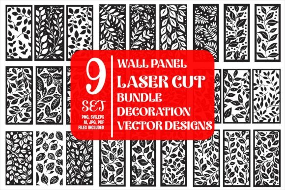 Download Wall Panel Laser Cut Design Vector - Wall panel Collection
