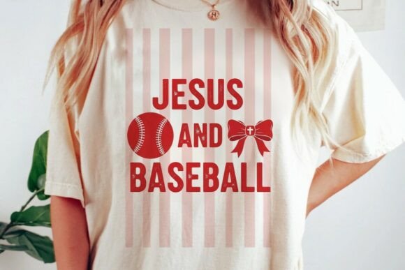 Download Jesus and Baseball Coquette Bow Png - Baseball coquette Collection