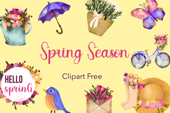 Download Spring Season Clipart Free - Spring Collection
