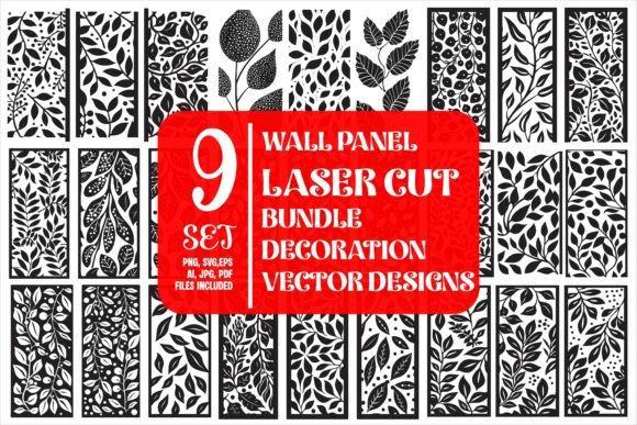 Download Wall Panel Laser Cut Design Vector - Wall panel Collection