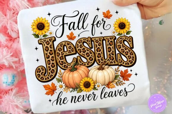 Download Fall for Jesus He Never Leaves PNG - Fall Collection