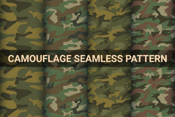Download Camouflage Seamless Vector Patterns. - Camouflage Collection