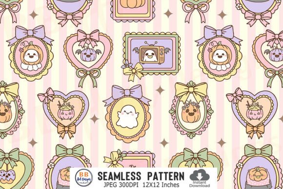 Download Halloween Pattern Frames Surface Stripes - Halloween Collection
