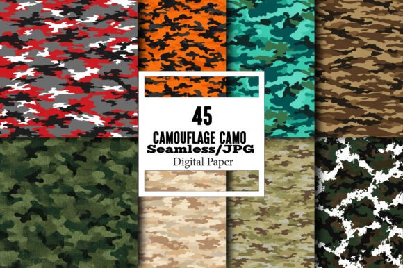 Download Camouflage Camo Digital Paper - Camouflage Collection