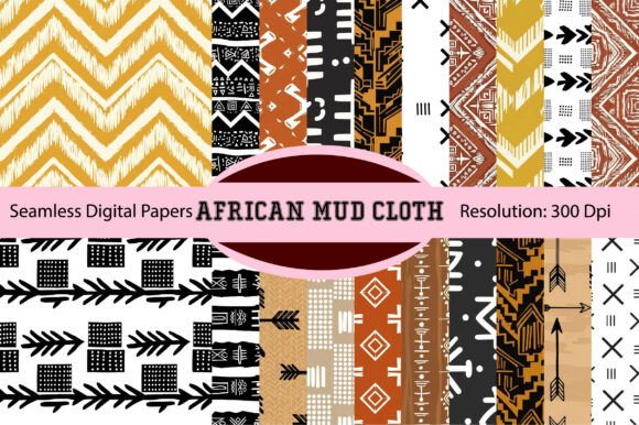 Download AFRICAN MUD CLOTH, Abstract Digital Pape - African mud cloth Collection