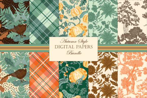 Download Fall Autumn Seamless Pattern Collection - Fall Collection