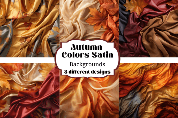 Download Autumn Fall Colors Satin Backgrounds - Fall Collection