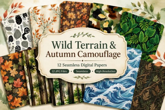 Download Wild Terrain &amp; Autumn Camouflage Papers - Camouflage Collection
