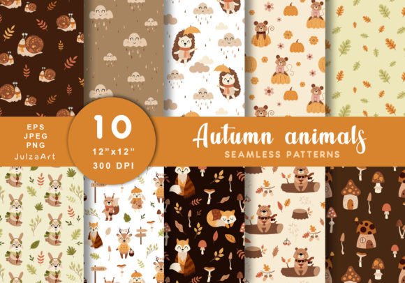 Download Fall Seamless Pattern - Fall Collection