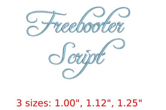 Download Freebooter Embroidery Font - Premium Resources