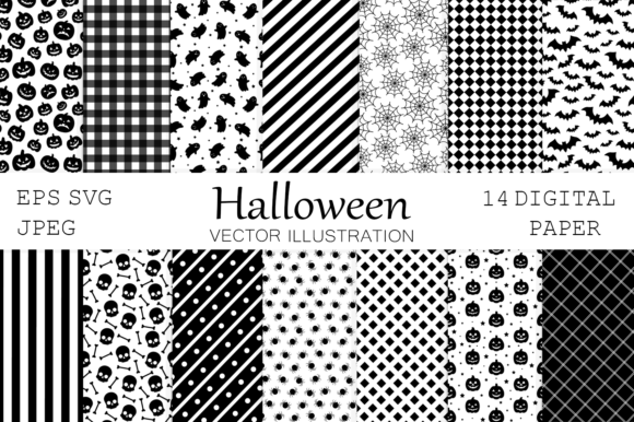 Download Halloween Digital Paper. Abstract Paper - Halloween Collection