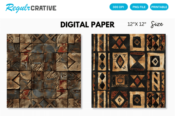Download Digital Paper Pack African Mud Cloth - African mud cloth Collection