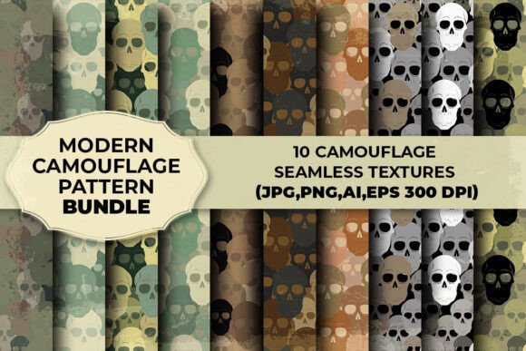 Download 10 Seamless Camouflage Patterns | Milita - Camouflage Collection