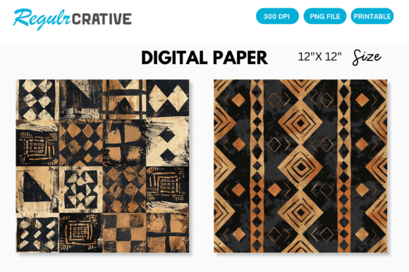 Download Digital Paper Pack African Mud Cloth - African mud cloth Collection