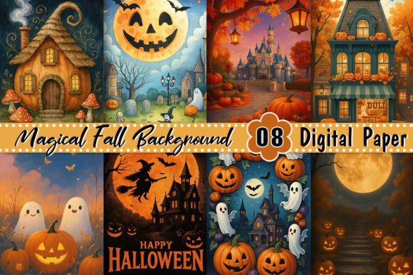 Download Magical Fall Background - Fall Collection